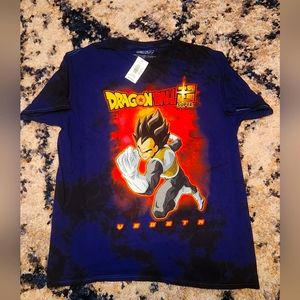 Dragon ball z toei animation t shirt purple and black vegeta dragon ball super L